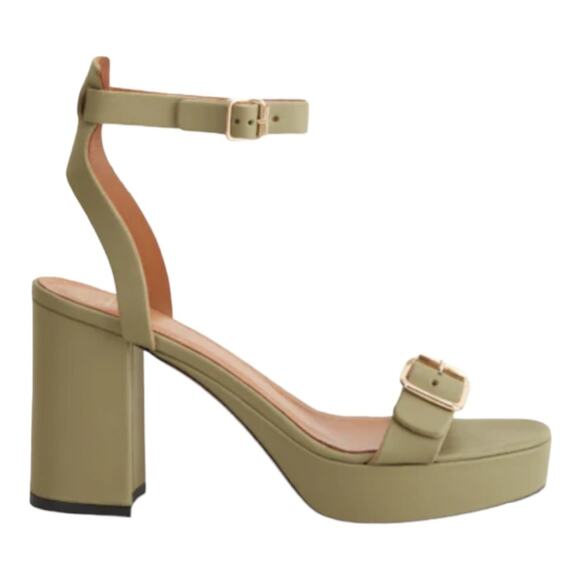 ATP Atelier Sage Green Concesio Chunky Heel Platform Sandal New in Box D… - Picture 1 of 10
